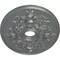 Ekena Millwork Alexa Ceiling Medallion (Canopies up to 5 5/8"), 30 3/4"W x 21 1/4"H x 3 7/8"ID x 1 5/8"P, Platinum CM21X30ALPLS - alternate 4